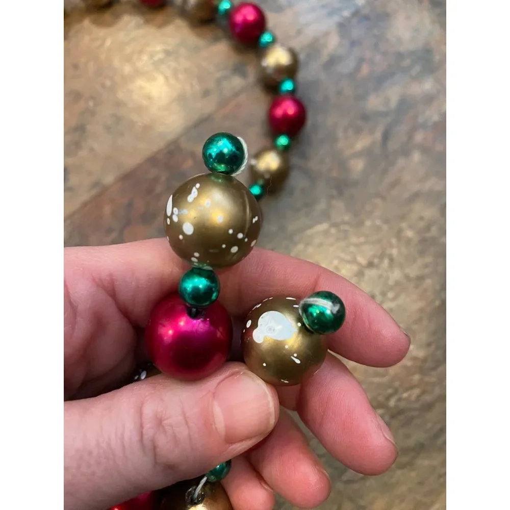 Christmas bead garland